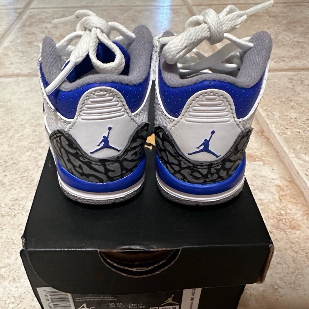 Jordan Retro 3 Racer Blue - Picture 2 of 5